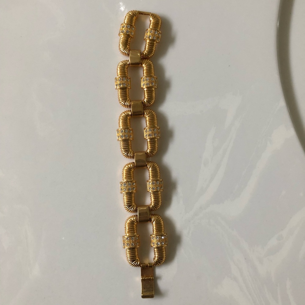 J.crew gold link bracelet